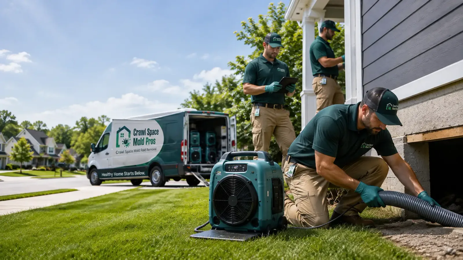 Crawl Space Mold Removal in Plainfield, IL